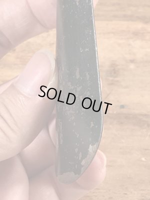 黒ラッカーのメタル製のヴィンテージシューホーン