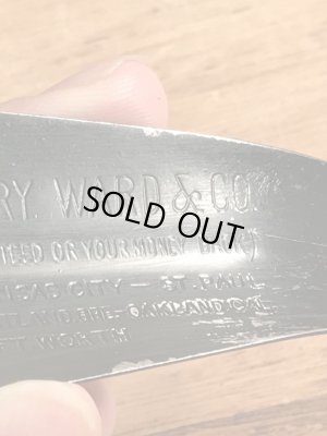 Montgomery Wardの黒ラッカーのヴィンテージシューホーン