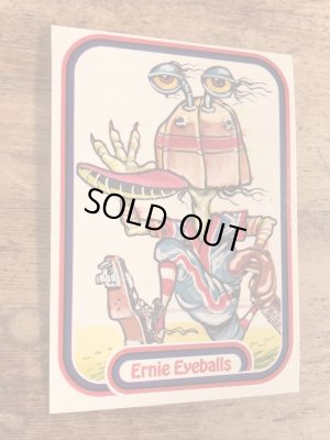 LEAF社製のベースボールモンスターの80年代ビンテージシールカード