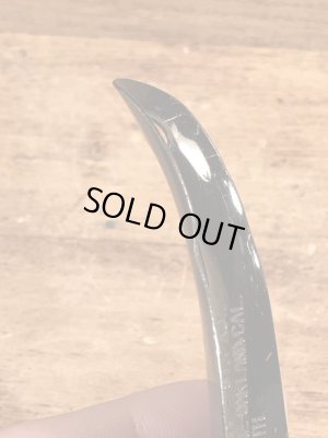 モンゴメリーワードの黒ラッカーのビンテージ靴ベラ