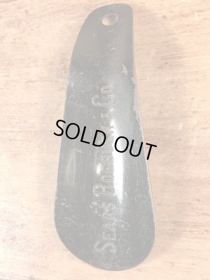 シアーズローバックの黒ラッカーのビンテージ靴ベラ