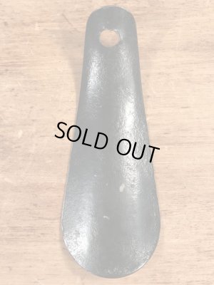 Montgomery Wardの黒ラッカーのヴィンテージシューホーン