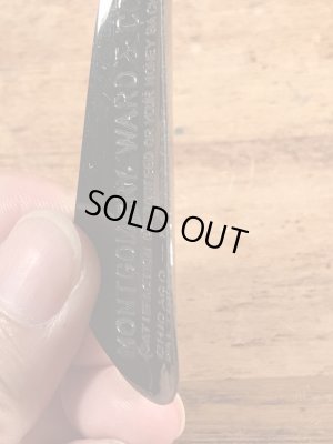 Montgomery Wardの黒ラッカーのヴィンテージシューホーン