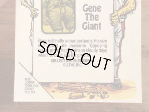 LEAF社製のベースボールモンスターの80年代ビンテージシールカード