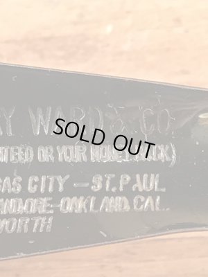 Montgomery Wardの黒ラッカーのヴィンテージシューホーン