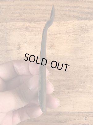 ニューアークシューの黒ラッカーのビンテージ靴ベラ