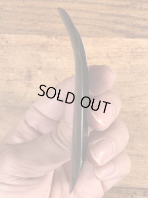 モンゴメリーワードの黒ラッカーのビンテージ靴ベラ