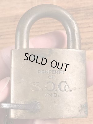 Best社のスタンダードオイルカンパニーのビンテージ南京錠