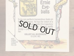 LEAF社製のベースボールモンスターの80年代ビンテージシールカード