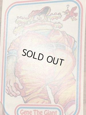 LEAF社製のベースボールモンスターの80年代ビンテージシールカード