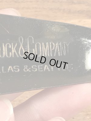 Sears Roebuck & Companyの黒ラッカーのヴィンテージシューホーン