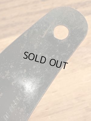 黒ラッカーのメタル製のヴィンテージシューホーン