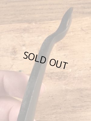 ニューアークシューの黒ラッカーのビンテージ靴ベラ