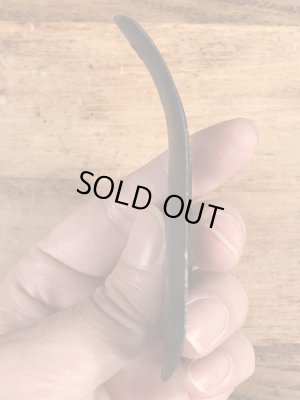 モンゴメリーワードの黒ラッカーのビンテージ靴ベラ