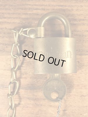 American Lock社製のSet U.S.のヴィンテージパドロックキー