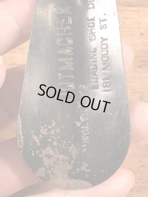 黒ラッカーのメタル製のヴィンテージシューホーン