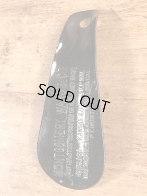 Montgomery Wardの黒ラッカーのヴィンテージシューホーン