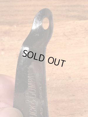 シアーズローバックの黒ラッカーのビンテージ靴ベラ