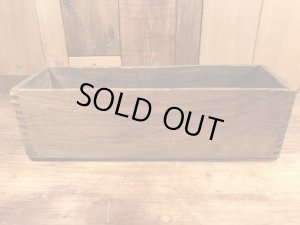 Abbottsのクリームチーズが入っていたビンテージ木箱