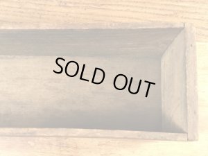 Abbottsのクリームチーズが入っていたビンテージ木箱