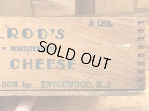 Axelrod'sのクリームチーズが入っていたビンテージ木箱