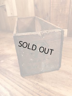 クラフト社のチーズが入っていたビンテージ木箱