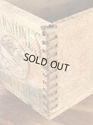 Breakstone'sの木製のヴィンテージチーズボックス