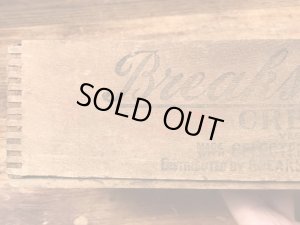 Breakstone'sのクリームチーズが入っていたビンテージ木箱