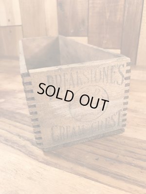 Breakstone'sのクリームチーズが入っていたビンテージ木箱