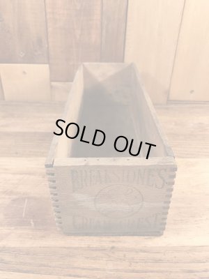 Breakstone'sの木製のヴィンテージチーズボックス