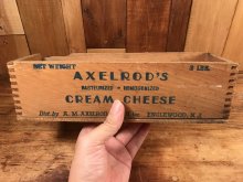 他の写真3: Axelrod's Cream Cheese Wood Box　アックスロッズ　ビンテージ　チーズボックス　木箱　〜40年代