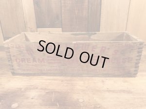 Mayflower'sの木製のヴィンテージチーズボックス