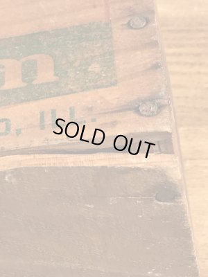 Cloverbloom社の木製のヴィンテージチーズボックス