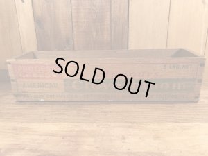 Cloverbloom社の木製のヴィンテージチーズボックス