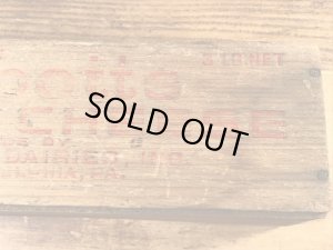 Abbottsのクリームチーズが入っていたビンテージ木箱