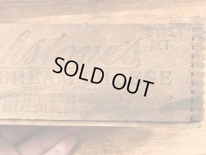 Breakstone'sの木製のヴィンテージチーズボックス