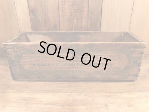 Kraft社製の木製のヴィンテージチーズボックス