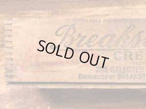 Breakstone'sの木製のヴィンテージチーズボックス