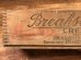 Breakstone'sの木製のヴィンテージチーズボックス