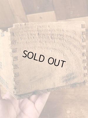 Axelrod'sのクリームチーズが入っていたビンテージ木箱