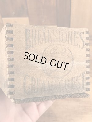 Breakstone'sのクリームチーズが入っていたビンテージ木箱