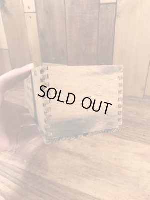 Axelrod'sのクリームチーズが入っていたビンテージ木箱