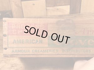 Cloverbloom社製のチーズが入っていたビンテージ木箱