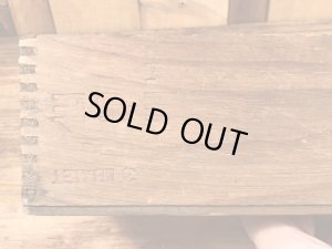 Abbottsのクリームチーズが入っていたビンテージ木箱