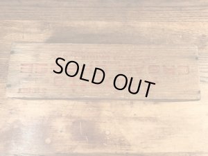 Abbottsのクリームチーズが入っていたビンテージ木箱