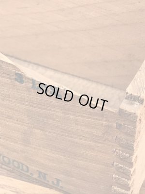 Axelrod'sの木製のヴィンテージチーズボックス