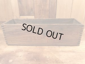 Abbottsのクリームチーズが入っていたビンテージ木箱