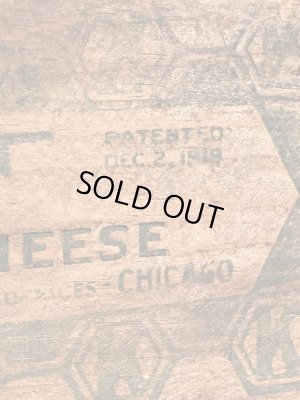 Kraft社製の木製のヴィンテージチーズボックス