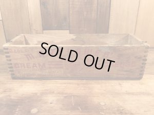 Mayflower'sの木製のヴィンテージチーズボックス