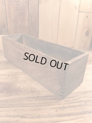 Abbottsのクリームチーズが入っていたビンテージ木箱